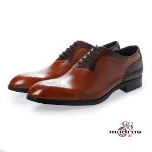 madras(マドラス)の紳士靴 M422 ライトブラウン 24.5cm【1342799】