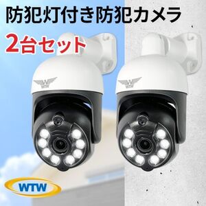 みてるちゃん3Plus 白 2台セット 監視・防犯カメラ 屋外 家庭用 WTW-EGDRY388W【1426519】