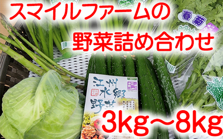 近江農家野菜詰め合わせセット３kg～８kg【FM03SM2】