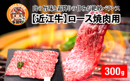 【日本三大和牛】近江牛ロース焼肉用 350g