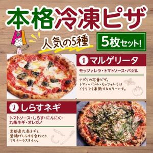 本格冷凍ピザ　人気の5種5枚セット【配送不可地域：離島】【1407019】