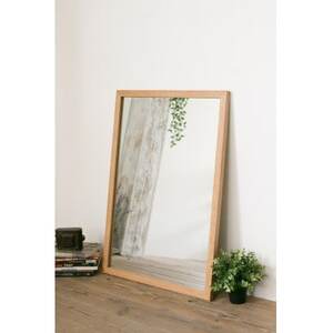 木枠屋オリジナル　木枠の鏡　オーク材　800×600サイズ　ミラー【1428604】