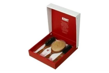 AL-4 最高級天然毛100%を使用した「KENT」ブランドのヘアブラシセット