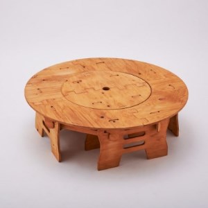 THE BARA +BARA Roundテーブルセット カラー:メープル【1325681】