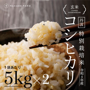 丹波コシヒカリ玄米10kg特栽