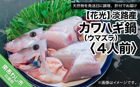 【花光】淡路産カワハギ鍋4人前（ウマヅラ）