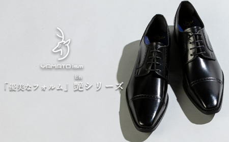 倭イズム ( ヤマトイズム ) 牛革 マッケイ ビジネスシューズ 紳士靴 YAP500 （ ブラック ） 26.0cm