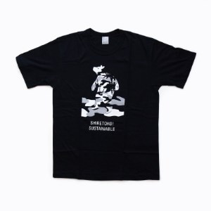 「知床トコさん」×久米繊維　コットンTシャツ　迷彩柄　Lサイズ【1343854】