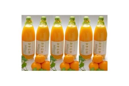 ジュース みかんジュース 温州みかん 和歌山 / 温州みかんジュース６本セット【kts002】