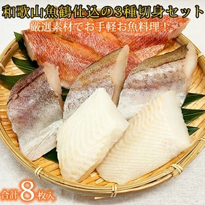 G6171_和歌山魚鶴仕込の 魚 切身 詰め合わせ 3種8枚 セット