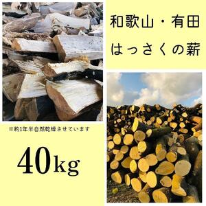 薪 キャンプ用 和歌山・有田のはっさくの薪 40kg