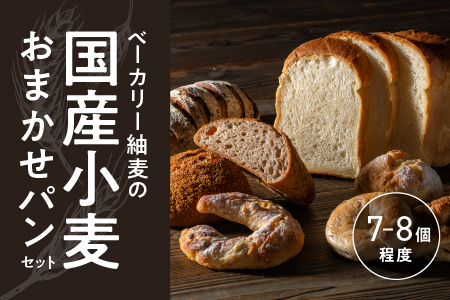 ベーカリー紬麦の国産小麦おまかせパンセット（7～8個程度）BT-3