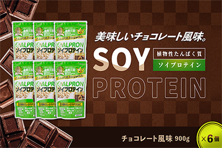 ソイプロテイン チョコレート風味セット(900g×6個) ソイプロテインセット 計5.4kg ダイエットプロテイン 国産プロテイン 体づくりプロテイン