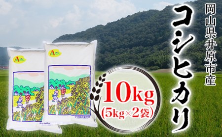 63-04井原市美星町産コシヒカリ10kg(5kg×2袋）