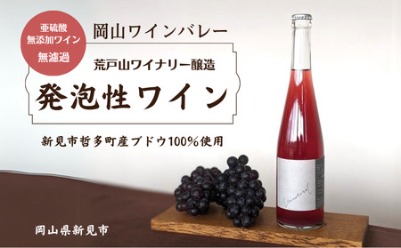 岡山ワインバレー 荒戸山ワイナリー醸造 ワイン1本（発泡性ワイン）