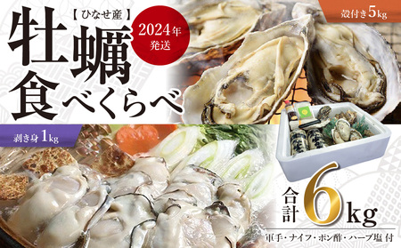 【2024年発送】ひなせ産　牡蠣　食べ比べセット
