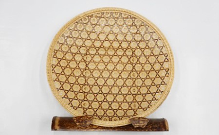 竹工芸品 飾り皿