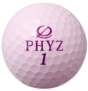ブリヂストンゴルフボール「PHYZ5」パールピンク色 1ダース [1537]