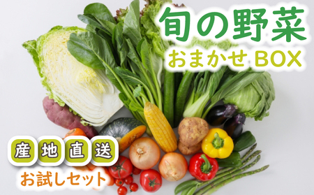 旬 の 野菜 詰め合わせ お試し セット 3種 ～ 8種 お楽しみ 採れたて 新鮮 下関市 山口 HZ006
