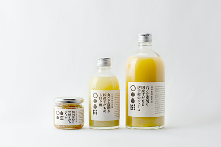 山神果樹薬草園：すだち果汁とジュースとジャムのセット