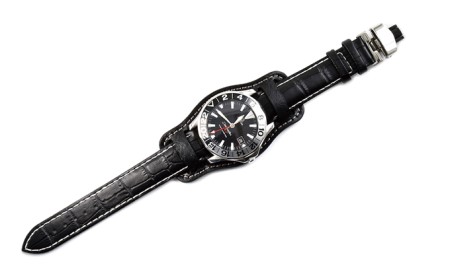 腕時計用レザーベース＜時計ベルト幅20mm用＞腕時計 レザー ベース ビンテージ ブラック ブラウン キャメル バンナイズ VanNuys ビンテージブラック