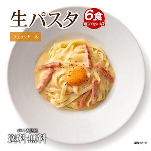 生パスタ6食麺のみ（フェットチーネ）