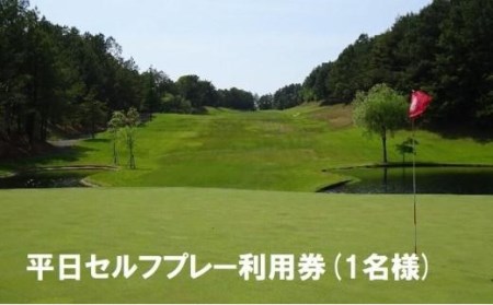 エリエールゴルフクラブ松山 平日セルフプレー利用券１名【ER002】
