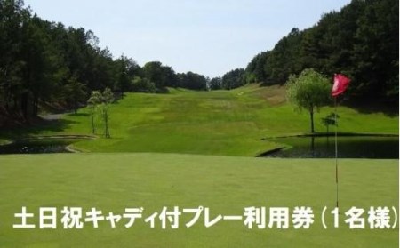 エリエールゴルフクラブ松山 土日祝キャディ付プレー利用券１名【ER005】