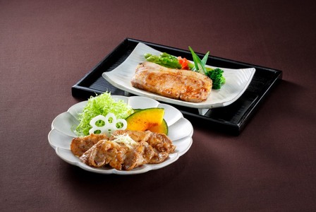国産豚ロース生姜焼き・麦味噌ステーキセット[VB01560]