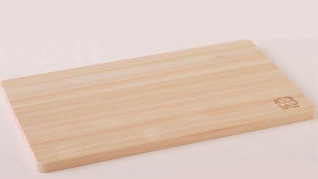 0091402　高知県産桧 うす型まな板 (長42cm　幅24cm　厚1.5cm)