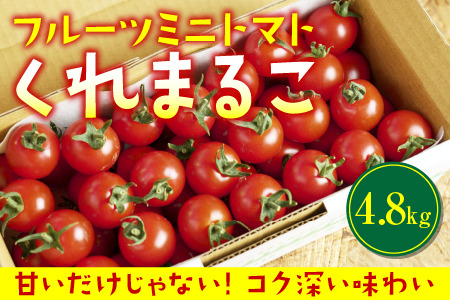 フルーツミニトマト『くれまるこ』4.8kg