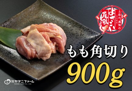 【大月町のブランド鶏】よさこい尾鶏 もも肉角切り(300g)×3パック