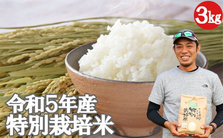 【令和5年産】たごもり農園　特別栽培米　夢つくし　3ｋｇ