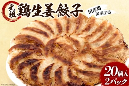 元祖　鶏生姜餃子（冷凍）20個×2パック