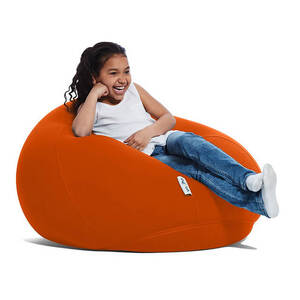 M535-12 ビーズクッション Yogibo Drop(ヨギボー ドロップ) オレンジ クッション 椅子 ビーズソファ ソファ ビーズクッション ローソファ インテリア 家具 送料無料