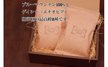 豪華珈琲豆 2種ドリップパック ブルーマウンテン100％ ゲイシャ 各6袋