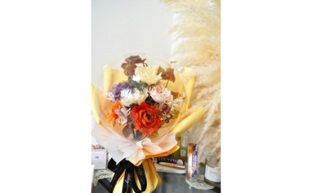  季節系：Flower balloon ( フラワー バルーン )  アーティフィシャルフラワー 花束型 ラッピング 韓国 お花 贈り物