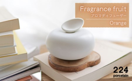 Fragrance fruit -Orange- アロマディフューザー 1点 【224porcelain】[NAU028] 肥前吉田焼 焼き物 やきもの 器 うつわ 皿 さら 