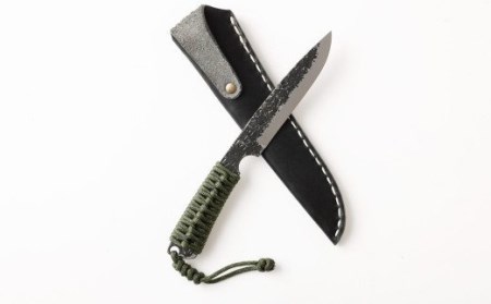 MBK イグナイトナイフ (槌目) フルタングナイフ