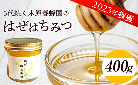 はぜはちみつ 400g 蜂蜜 国産 熊本県荒尾市産 純粋蜂蜜 木原養蜂園《30日以内に出荷予定(土日祝除く)》