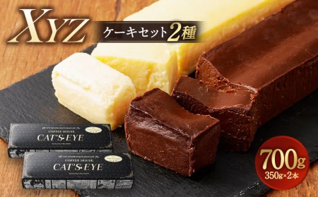 XYZケーキセット 300g×2 ガトーショコラ チーズケーキ コラボ