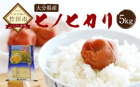 【令和5年産米】大分県産 ヒノヒカリ 5kg 精米 お米