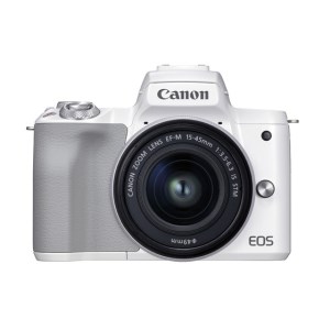キヤノンミラーレスカメラ EOSKissM2・ レンズキット（ホワイト）