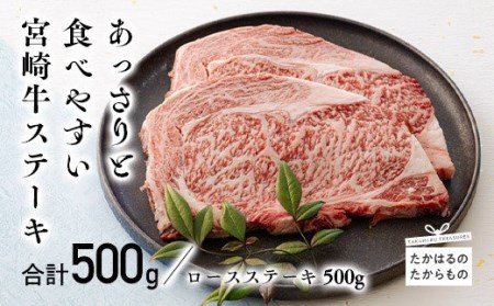 宮崎牛ロースステーキ 2枚（500g）　特番542
