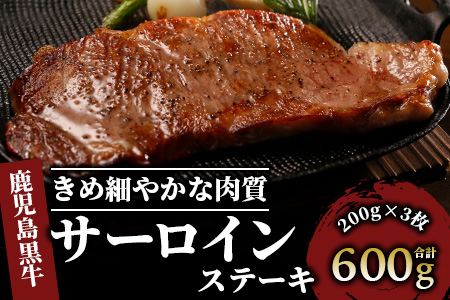 鹿児島黒牛サーロインステーキ3枚セット(JAいぶすき/033-1301)A101