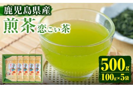No.410 ＜鹿児島県産＞煎茶(100g×5袋セット 計500g)【末永(清)製茶】