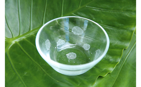 【琉球ガラス工房雫】水玉小鉢１個