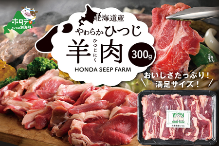 ★YD北海道産ひつじ 羊肉 300g be164-1297　HONDA SHEEP FARM