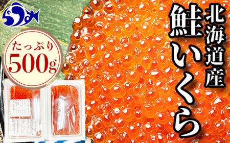 令和4年度産 北海道産 いくら（鮭卵）醤油漬け 大容量500g(250g×2パック) F22M-084