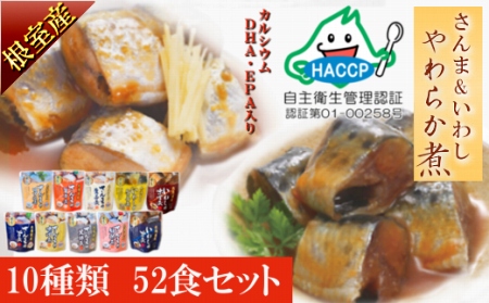 【北海道根室産】骨まで食べられる！さんま・いわしのやわらか煮セット B-09002